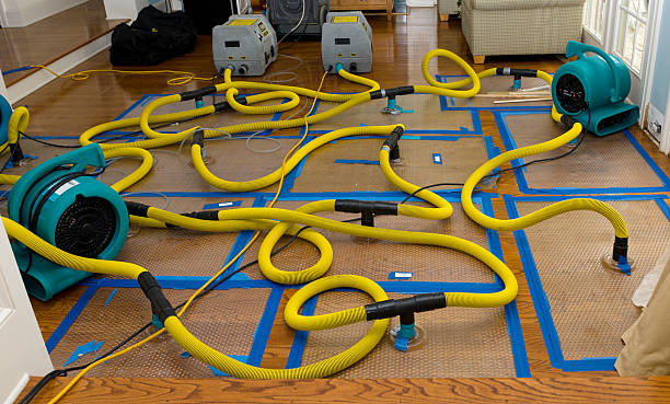 Professional Crawl Space Water Removal technician working in Waves, NC